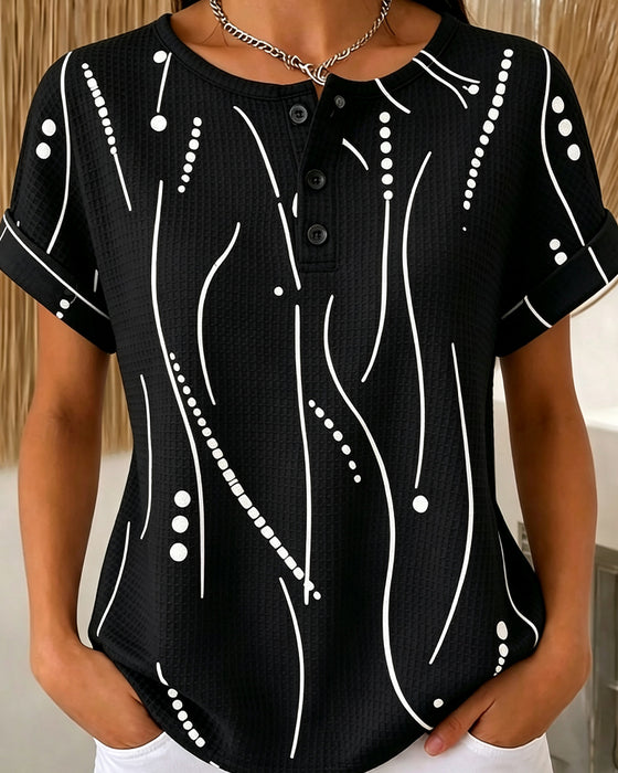 T-Shirt Rund Hals Kortermet