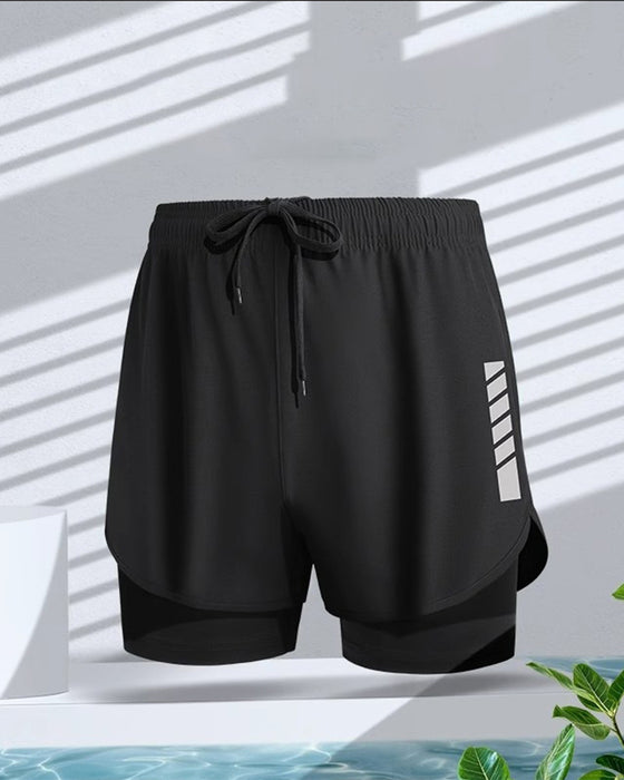 Herrer Shorts Bokserstil Dobbel Lag Beskjedenhet