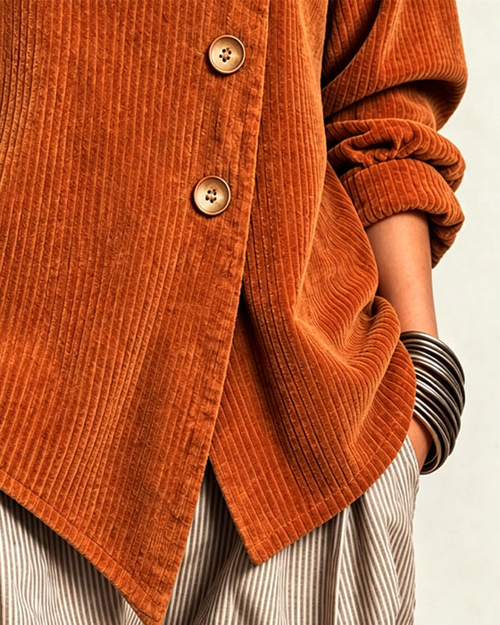 Kåpe Turtleneck Knapp Løs