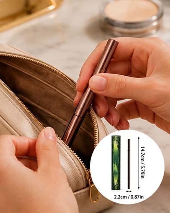 Dual-Tip Flytende Eyeliner – Skarpe Vinger, Null Smør, Hele Dagen 🖊️✨
