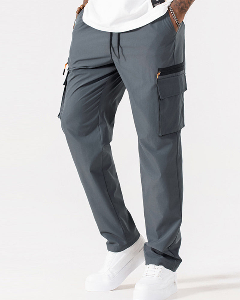 Bukser Løse Avslappede Flerlomme Cargo