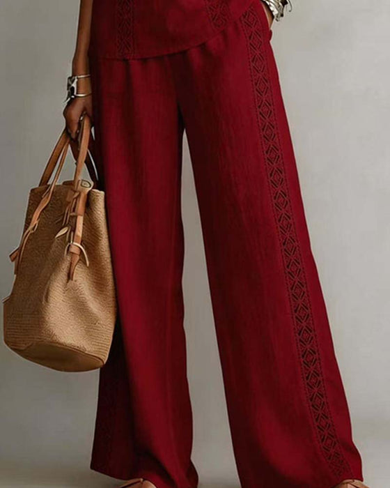 Todelt Sett Hollow Out Halter