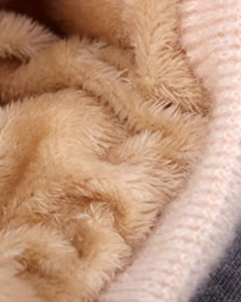 Vinter Allsidig Strikket Hette Skjerf For Kvinner