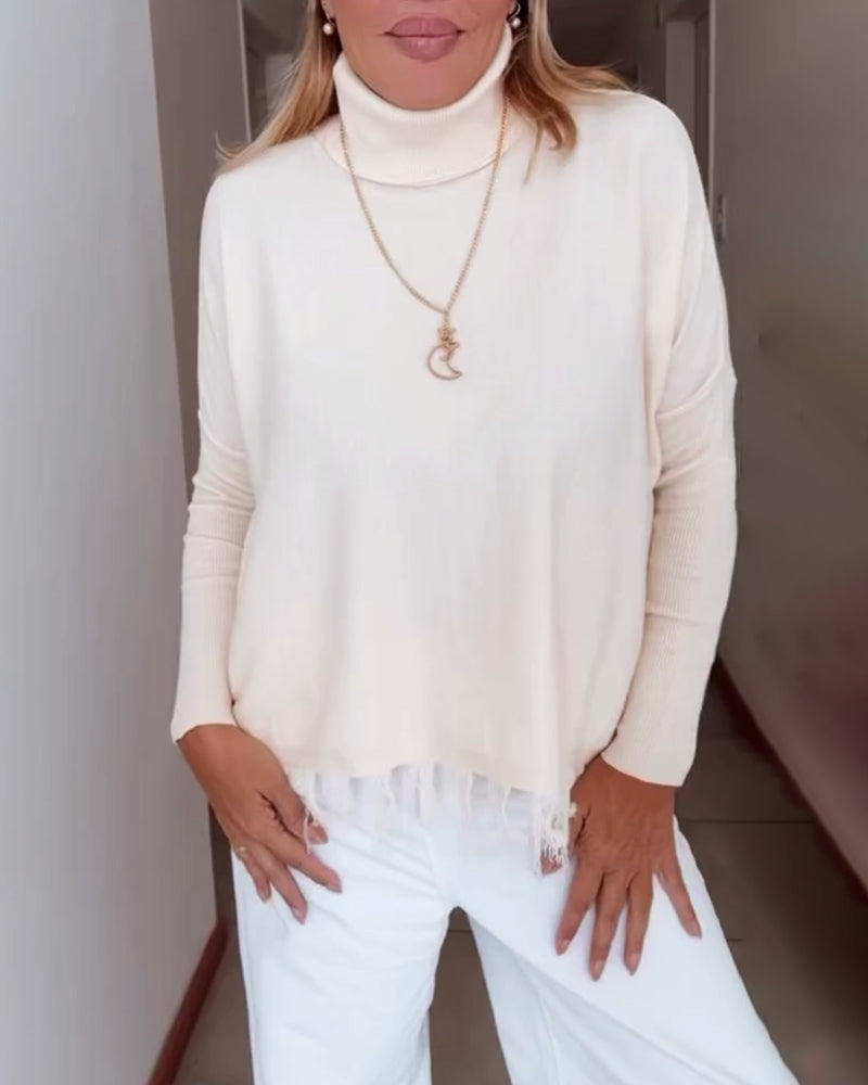 Rundhalset Strikket Undertrøye