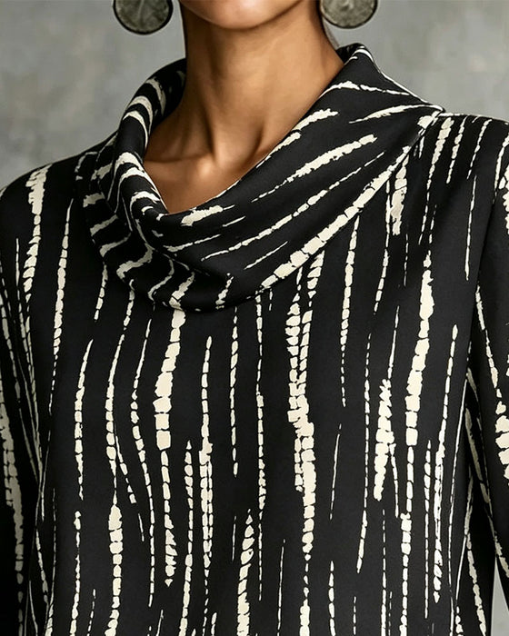 Top Drapet Cowl Hals Linje