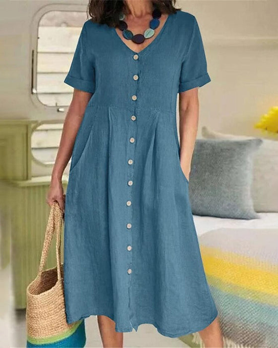 Kjole Casual Enkeltspent
