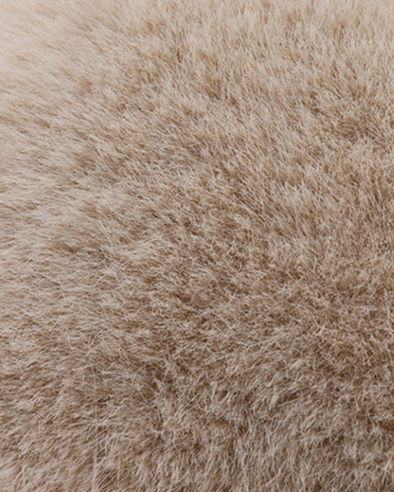 Damehatt I Mongolsk Stil Med Tykt Og Varmt Plysjmateriale