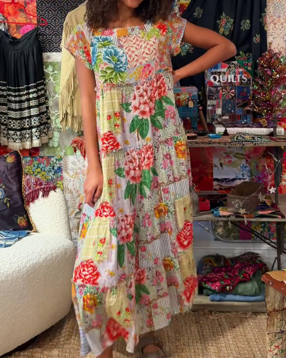 Kjole Fargerik Trykt