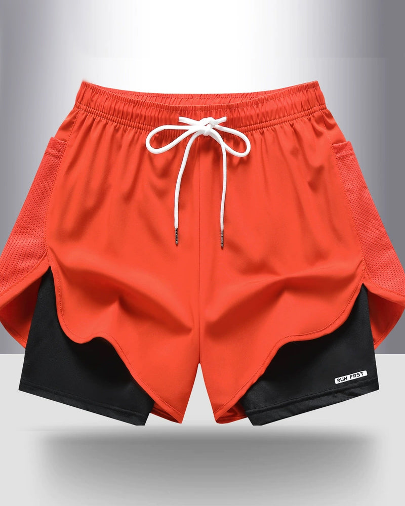 Shorts Pustende Hurtigtørkende Dobbeltlag