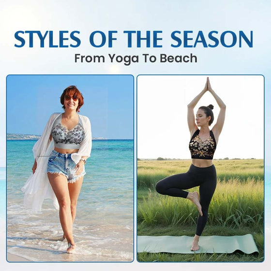 🏖 SOMMERENS MÅ HA🔥 - Allsidig Komfortabel Løft & Flex BH uten bøyle