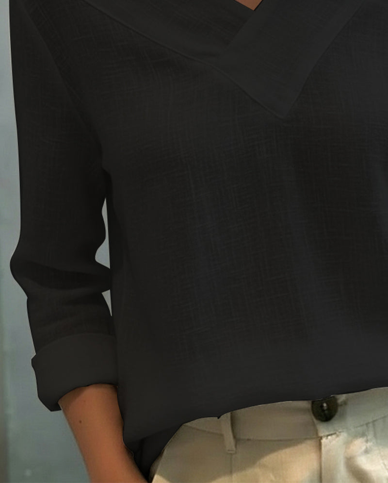 Topp Stilfull V-Hals Skulderfri