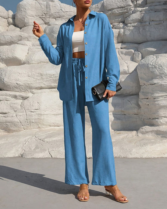 Sett Lang Erme Casual Solid