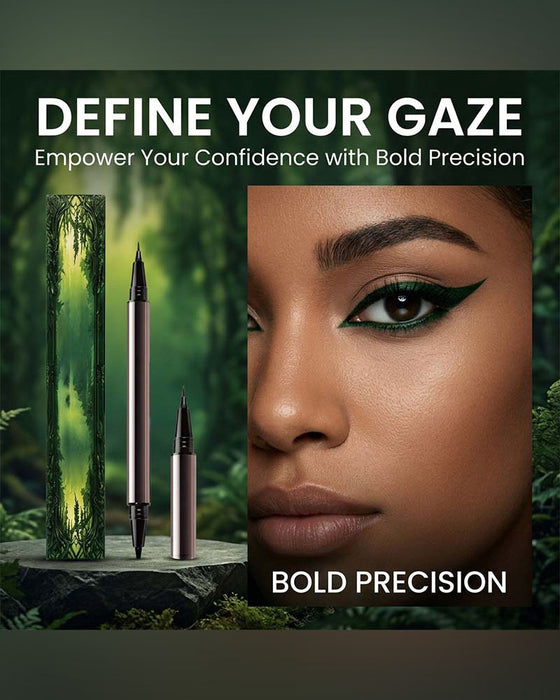 Dobbelspisset Langvarig Flytende Eyeliner