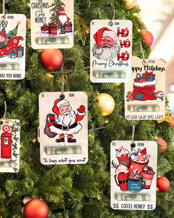 🎅💸 Håndlaget Tre Pengeholdere Gave