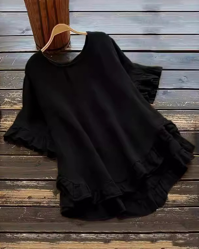 Topp Ensfarget Løs Rysj