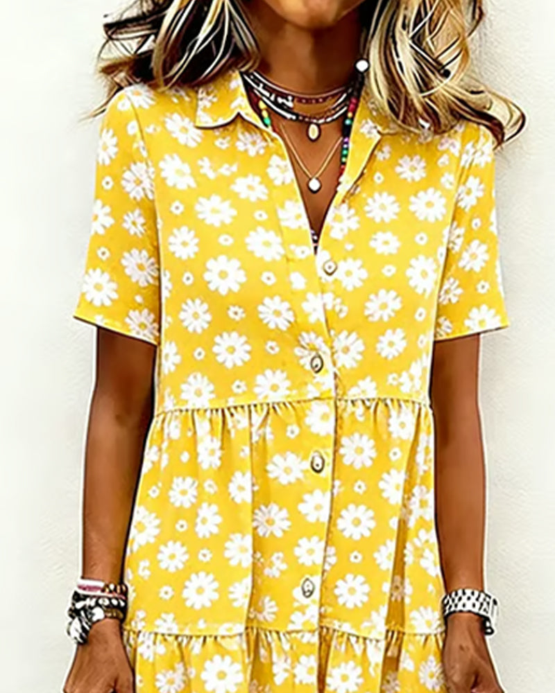 Kjole Tusenfryd V-hals