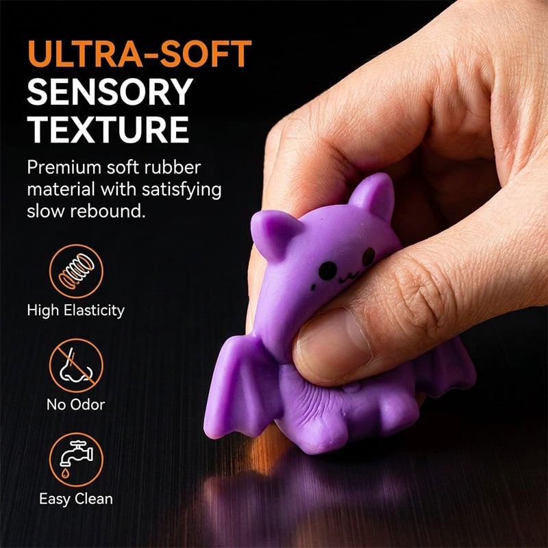 Halloween-squishies stressavlastende lekesett