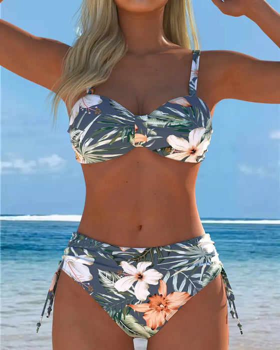 Todelt Bikinisett Med Print – Stilig