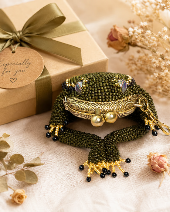 Sjarmerende Frog-myntpung