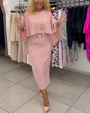 Kjole Fashionable Rund Hals Elegant