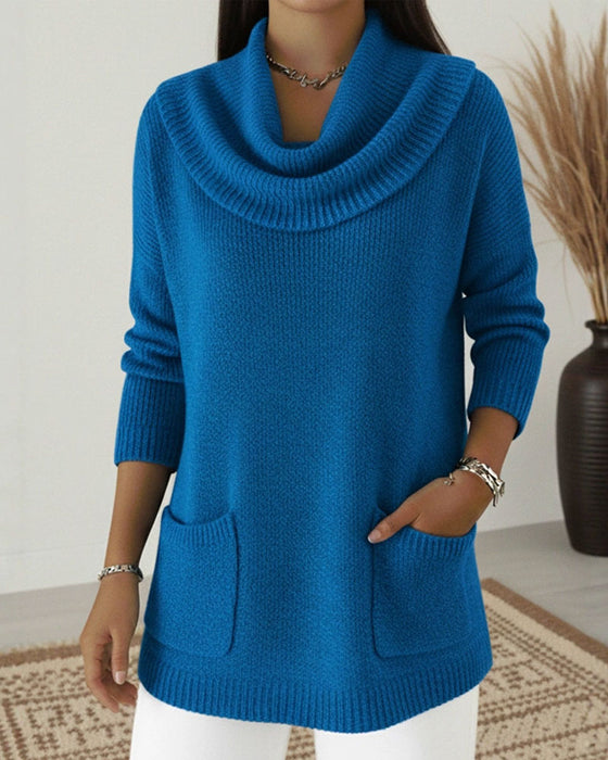 Pullover Halskrage Langermet