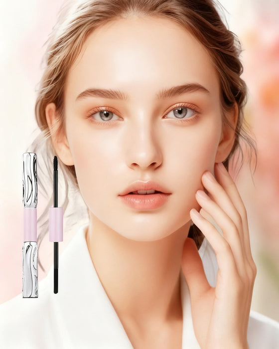 🔥 2-i-1 Langvarig Volumgivende og Krøllende Mascara