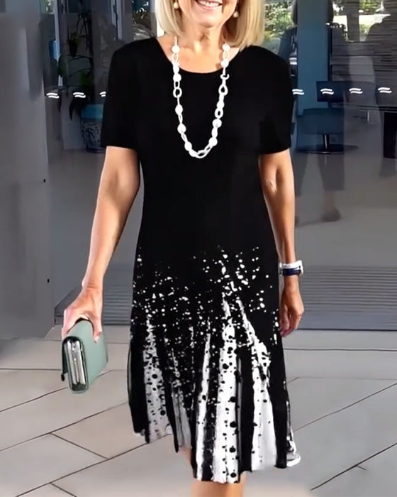 Kjole Temperamentsfull Pendler Trykk