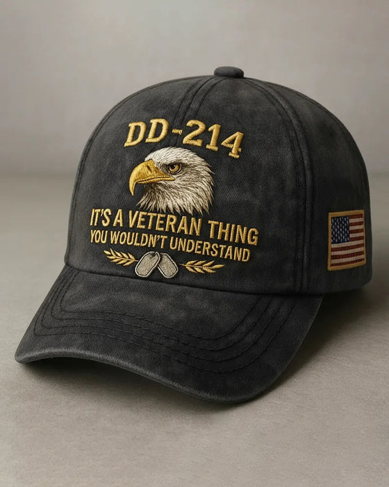 Lue DD-214 Veteran 3D-Brodert