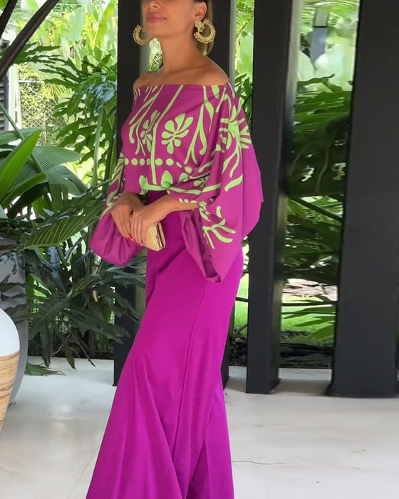 Elegant bluse med én skulder for damer