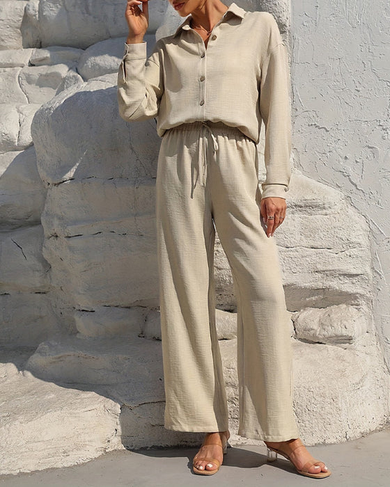 Sett Lang Erme Casual Solid