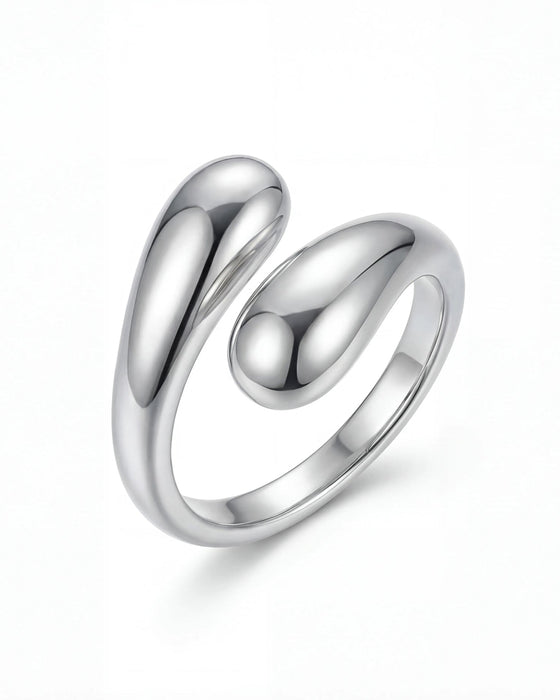 Ring Uregelmessig Vanndråpe