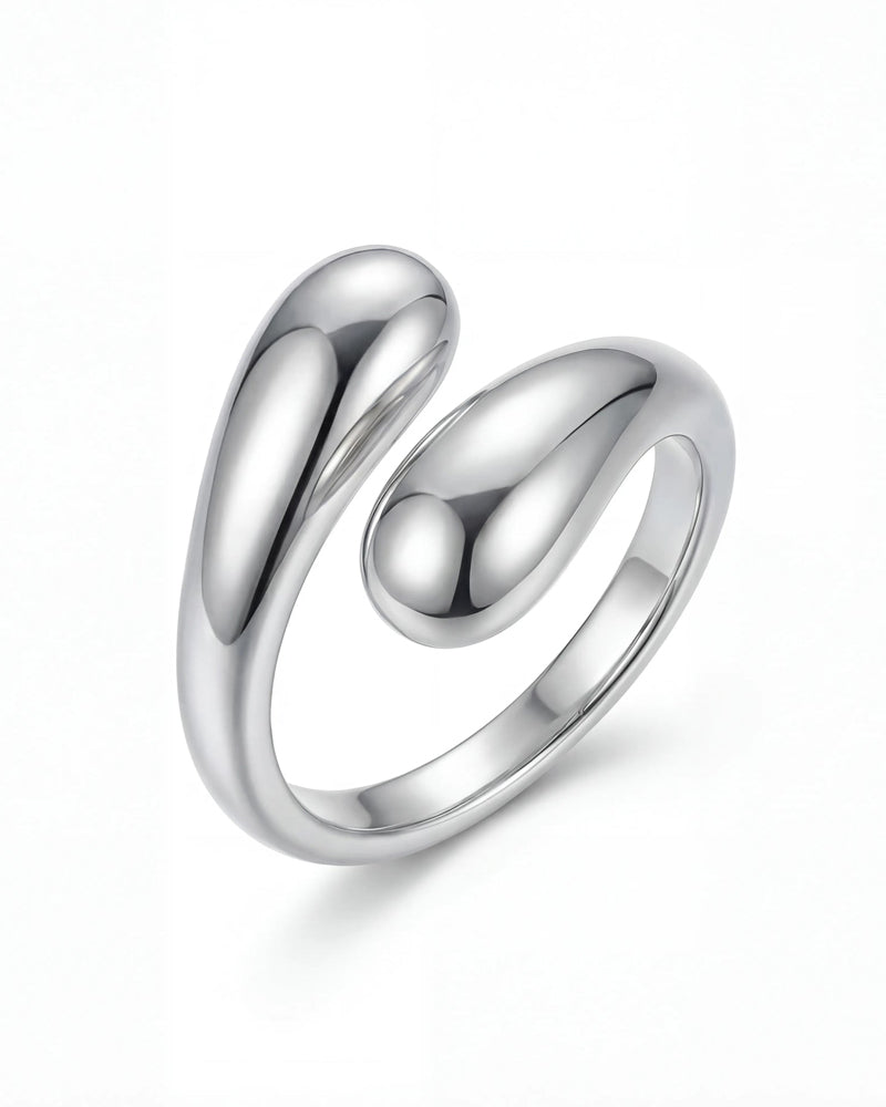 Ring Uregelmessig Vanndråpe