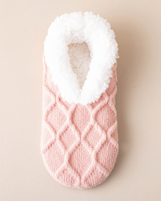 Koselige anti-skli termiske gulvsokker