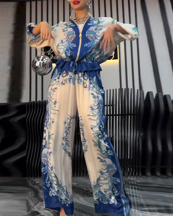 Vid Bukse Dress Temperament Ståkrage Glidelås