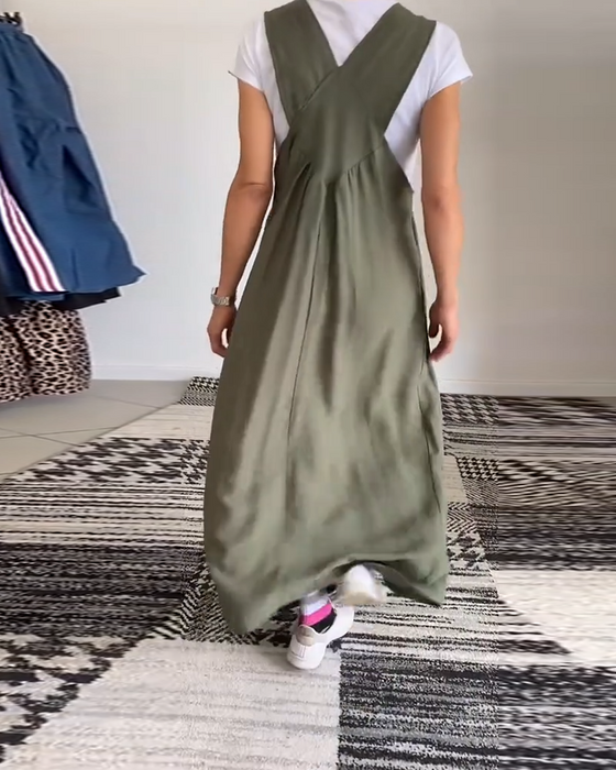 Kjole uformell ensfarget buksesele