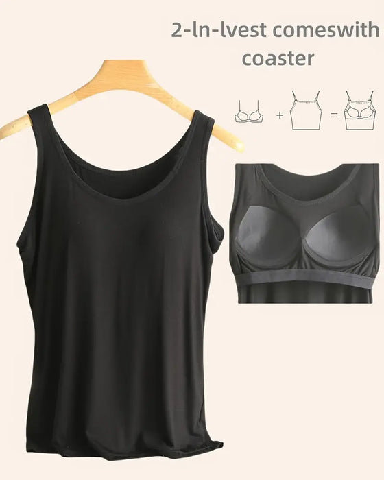 Cami Topp Én Del Ensfarget Grunnplagg