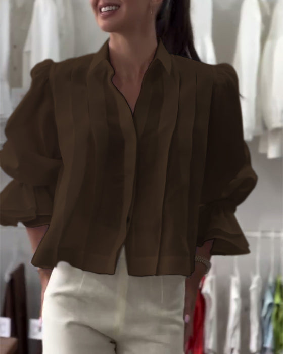 Skjorte Pufferm Rysj