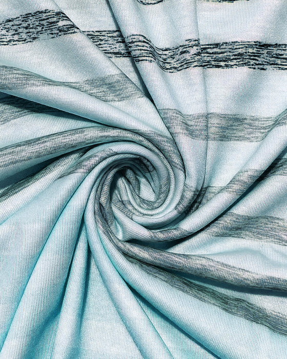 T-Skjorte Rund Hals Kort Erme Stripet