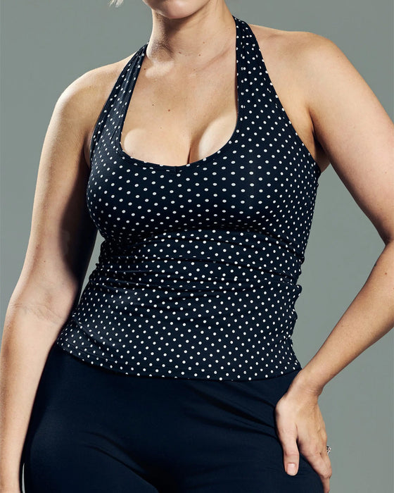 Tank Top Halsringning Prikket
