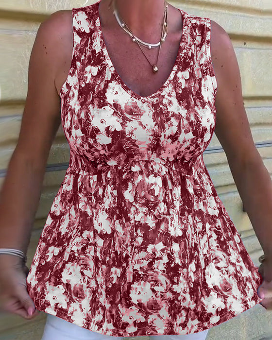 Singlett Sexy Trykt Ermeløs