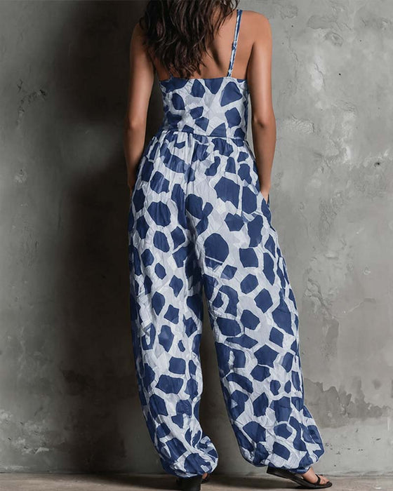 Jumpsuit Leopardskinn Seletøy Breibein
