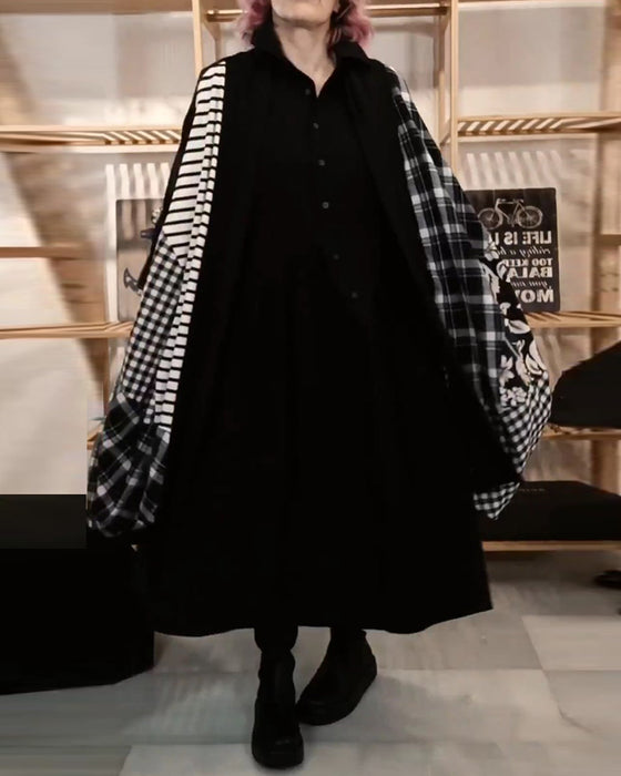 Uformell løs A-line kjole