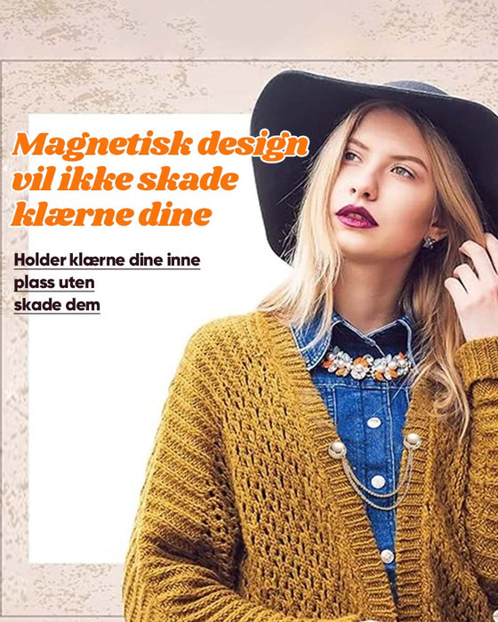 Multifunksjons magnetiske klesklips