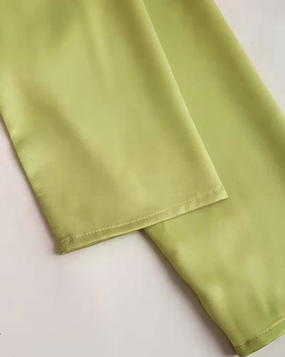 Bluse Jakkeslag Rett Skulder Trykt