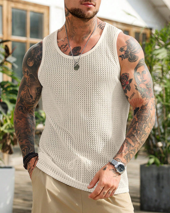 Tank Topp Nett Hul Ut