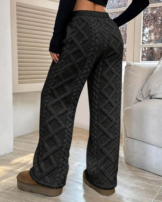 Bukser Elastisk Midje Snor Mote