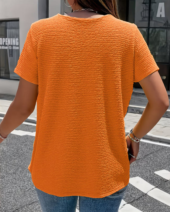 T-skjorte Peter Pan Krage Tre Knapper