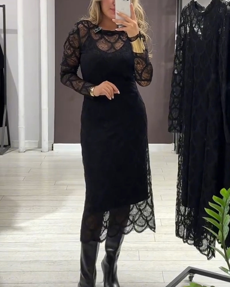 Cover Up & Cami Kjole Sett Knipling