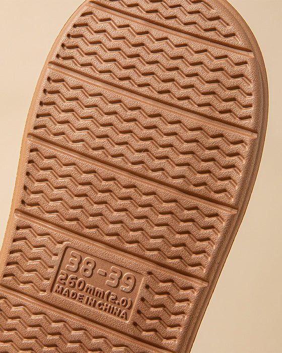 Anti-skli lette, varme bomullstøfler