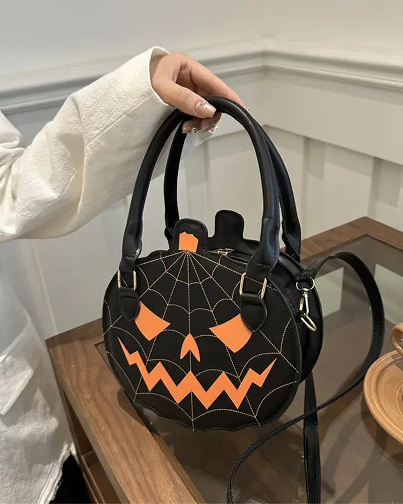 2026 Halloween Gresskarveske – Søt Tverrover & Skulderveske For Kvinner